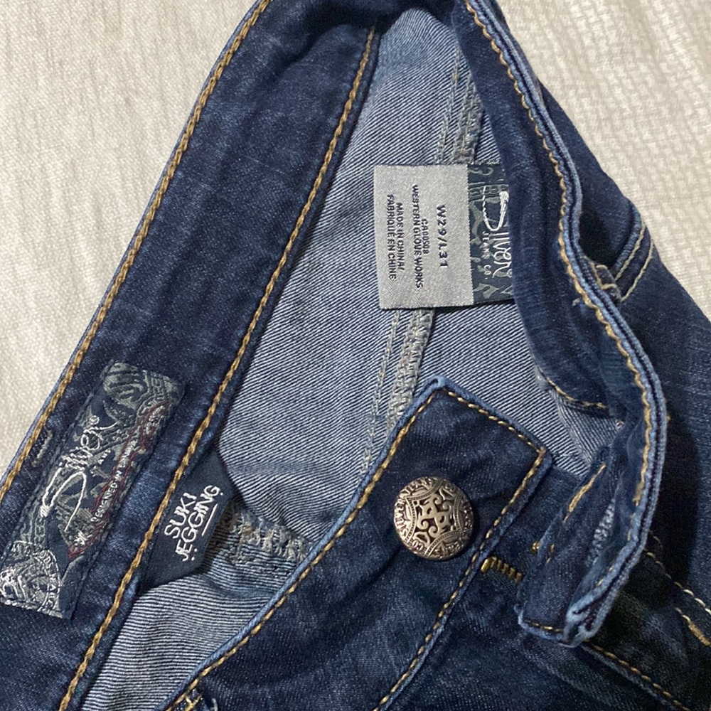 Silver Jeans Suki Jeggings Sz 29 - Picture 3 of 4